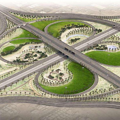 تطوير وتشجير ميدان الحرس الوطني بالرياض