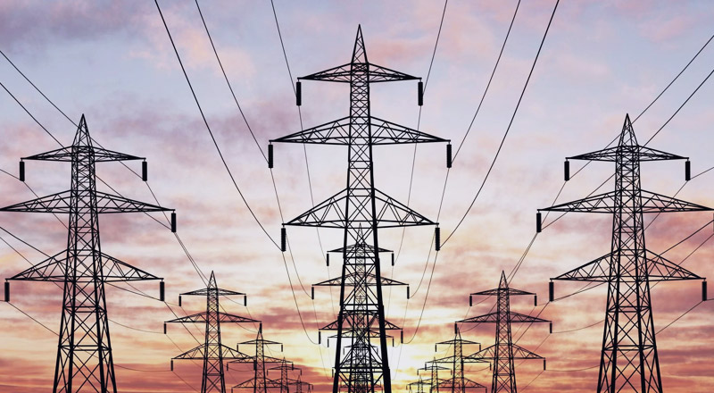 تمديد وصلات الكهرباء والطاقة