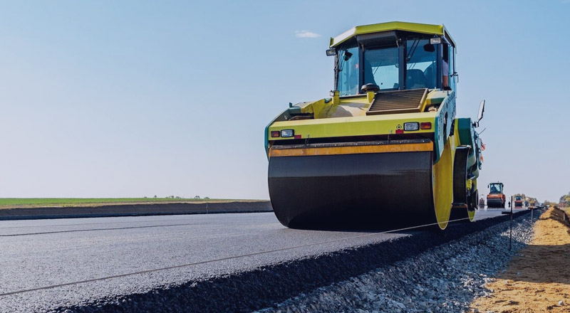 أعمال رصف الطرق